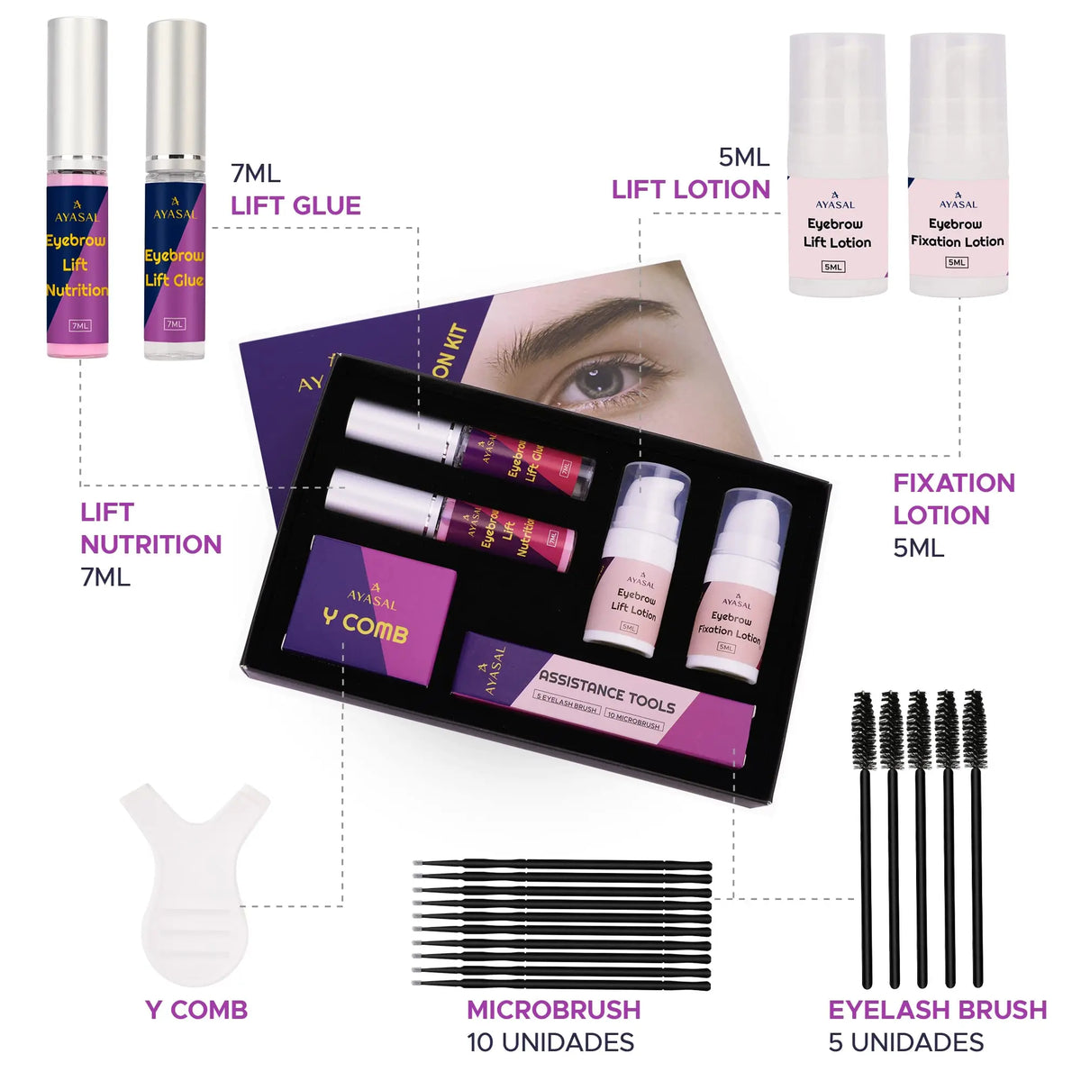 AYASAL Eyebrow Lamination Kit, Great Eyebrow Lift