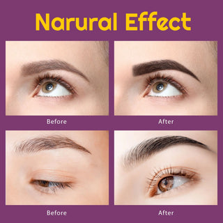 AYASAL Lash & Brow Tint Kit, Professional Semi-Permanent Eyelash & Eyebrow 2-in-1 Color Kit, Long Lasting for 8 Weeks, Suitable for Salon & Home Use. AYASAL