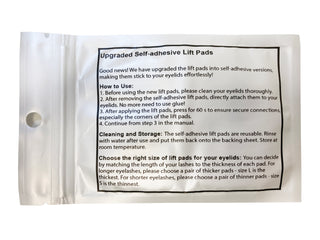AYASAL Self-Adhesive Eyelash Lift Pads, Assorted Sizes