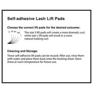 AYASAL Self-Adhesive Eyelash Lift Pads, Size M1