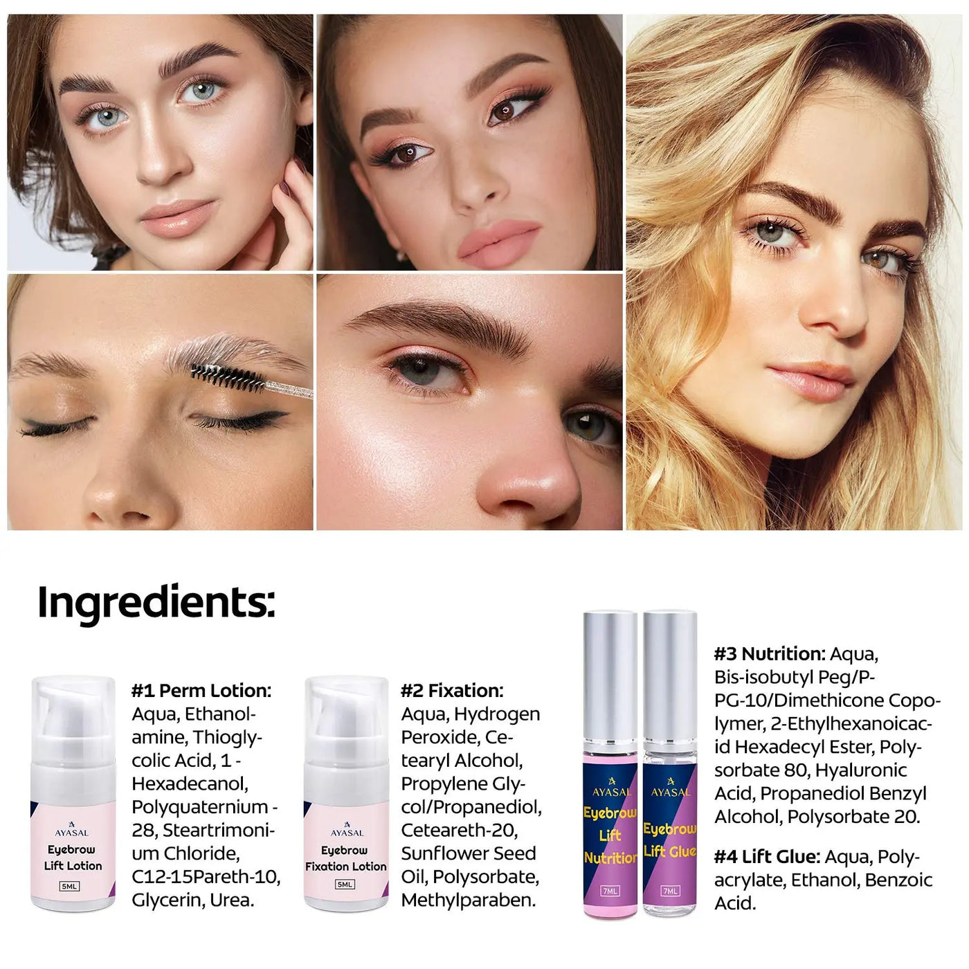 AYASAL Eyebrow Lamination Kit, Great Eyebrow Lift