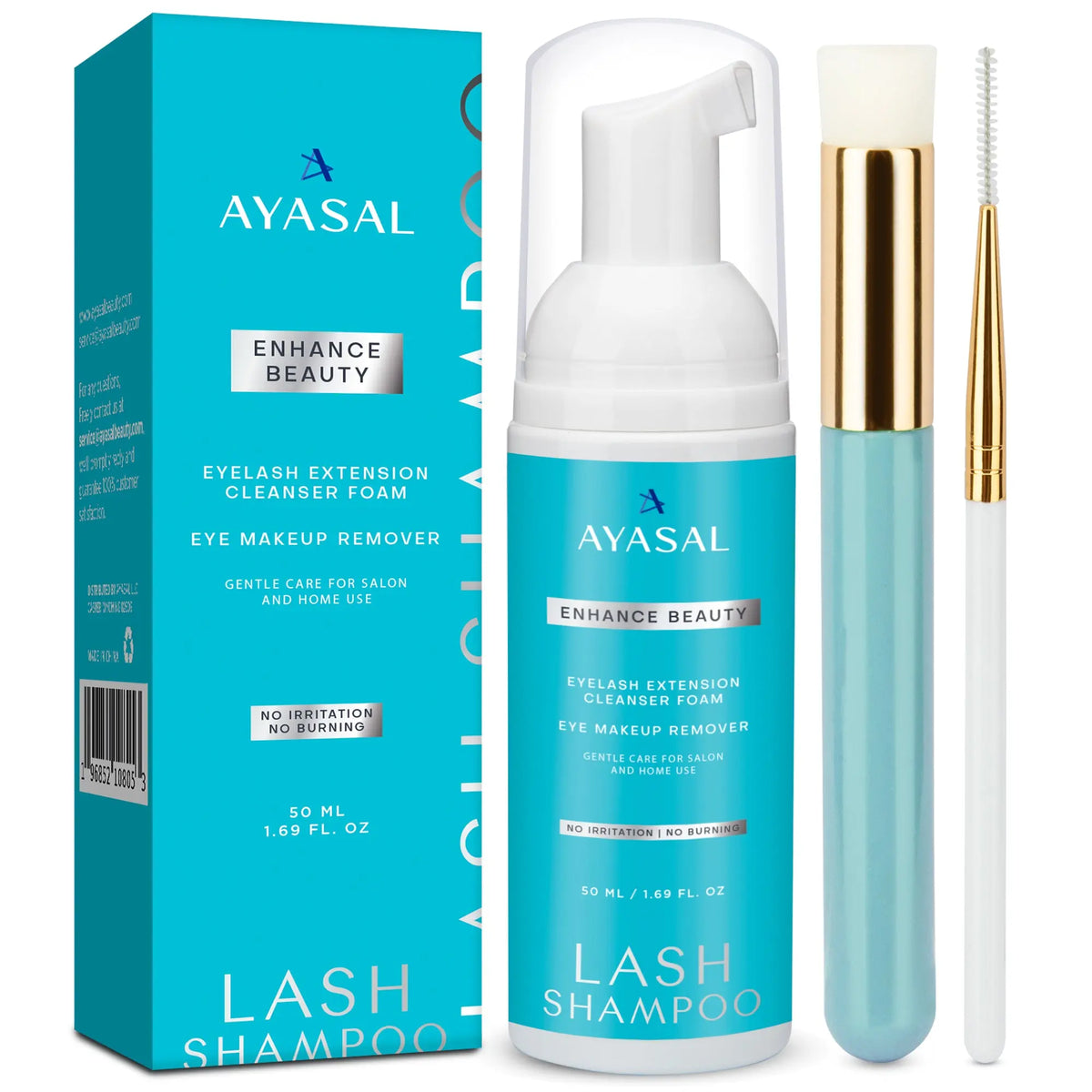 Lash Shampoo for Lash Extensions, Lash Wash and Lash Bath, 50 mL AYASAL