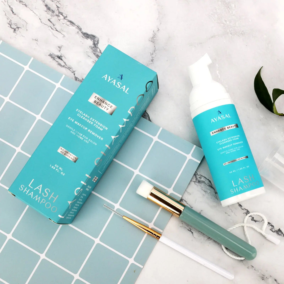 Lash Shampoo for Lash Extensions, Lash Wash and Lash Bath, 50 mL AYASAL